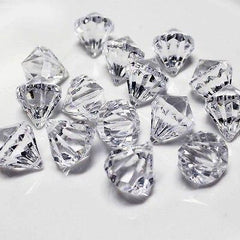 Acrylic Hanging Crystals Decoration, 1-inch, 100-count