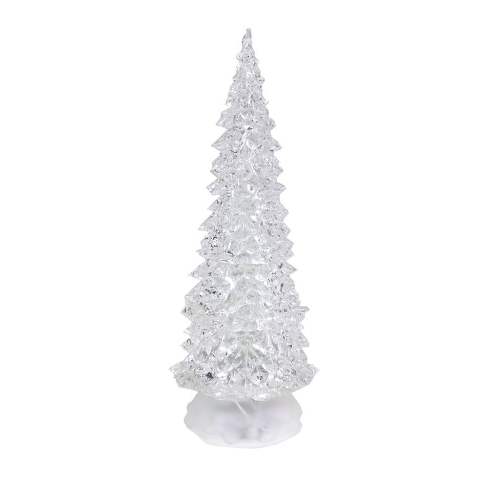 Acrylic Christmas Tree LED Light, Multi-Color, 12-inch
