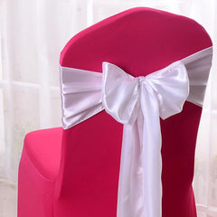 Satin Chair Bow Sash, 6-Inch x 9-Feet, 6 Count