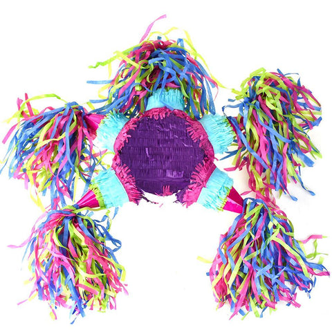 Colorful 6-Point Star Pinata, Multi Color, 22-Inch